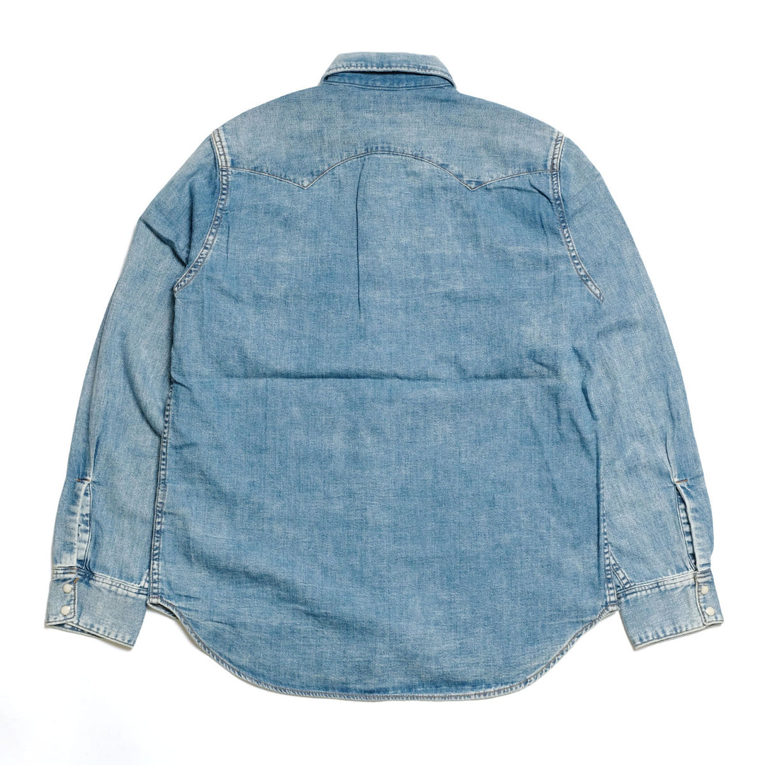 BLUE BLUE - Longhorn Wash Western Shirt - 1019106
