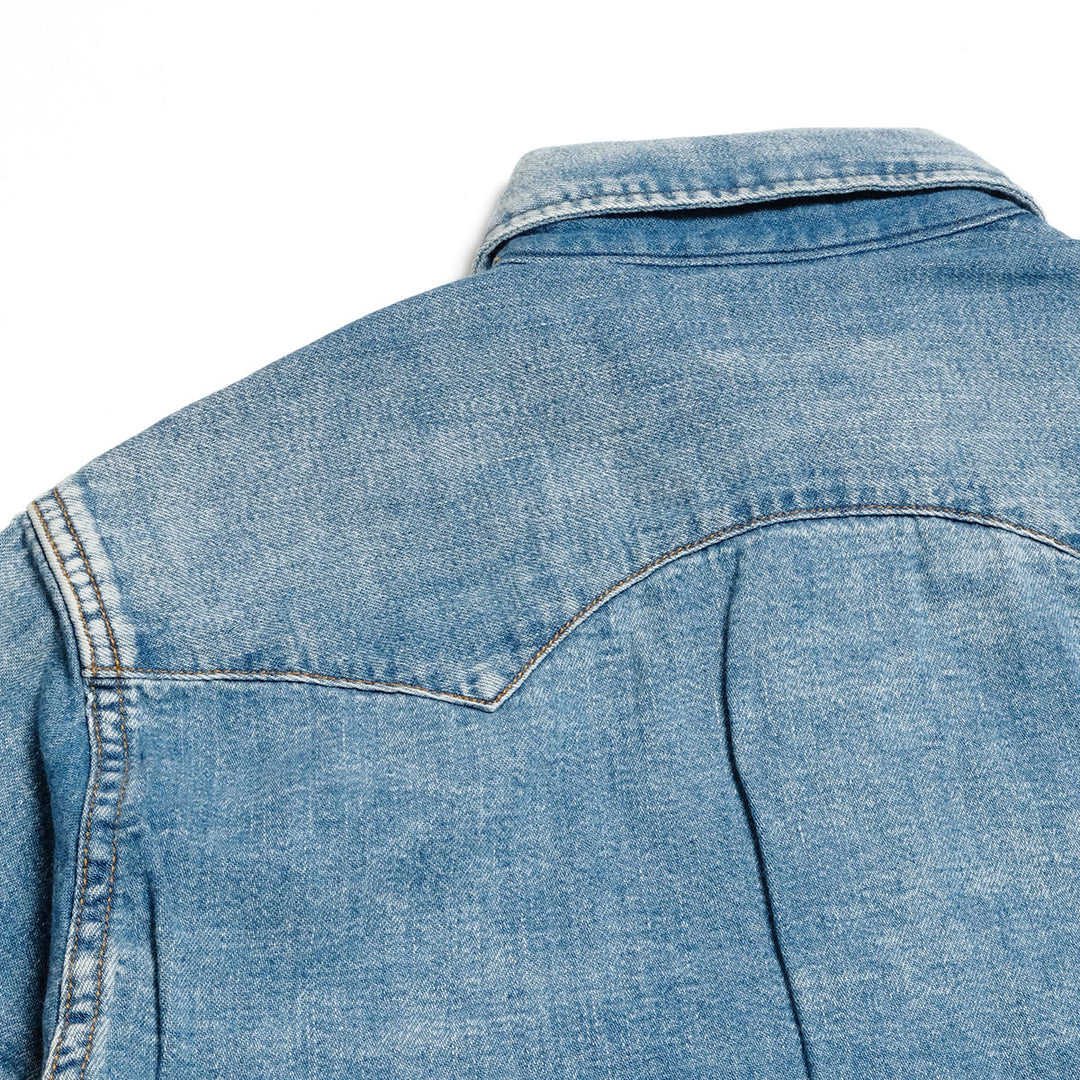 BLUE BLUE - Longhorn Wash Western Shirt - 1019106