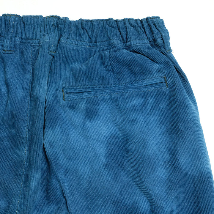 HOLLYWOOD RANCH MARKET - INDIGO Dyed Beach corduroy Tuck Trousers - 1019349