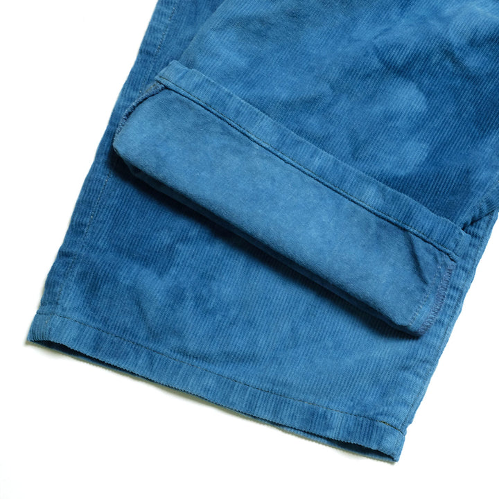HOLLYWOOD RANCH MARKET - INDIGO Dyed Beach corduroy Tuck Trousers - 1019349