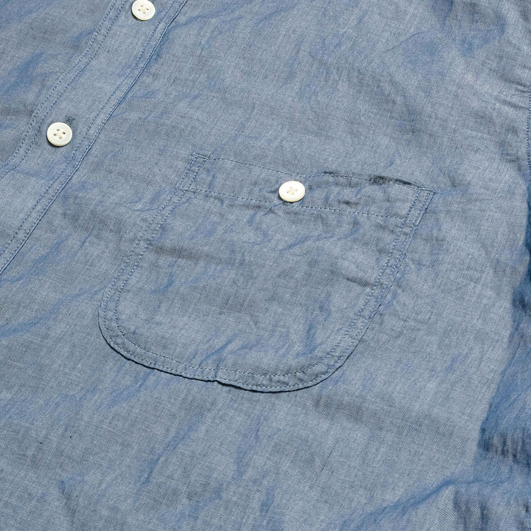 BLUE BLUE - Super Light Denim Long Sleeve Shirt - 1020369