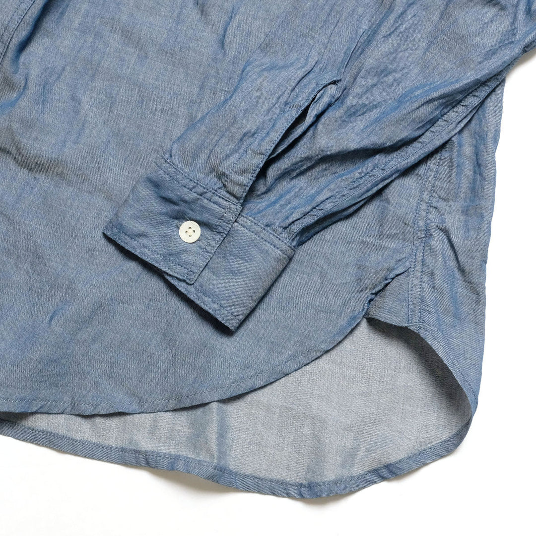 BLUE BLUE - Super Light Denim Long Sleeve Shirt - 1020369