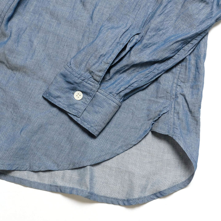 BLUE BLUE - Super Light Denim Long Sleeve Shirt - 1020369