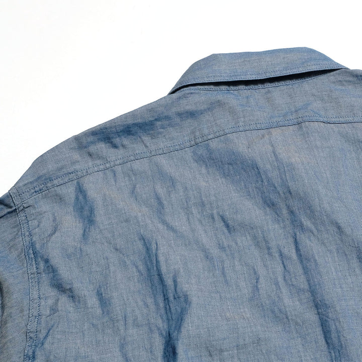 BLUE BLUE - Super Light Denim Long Sleeve Shirt - 1020369
