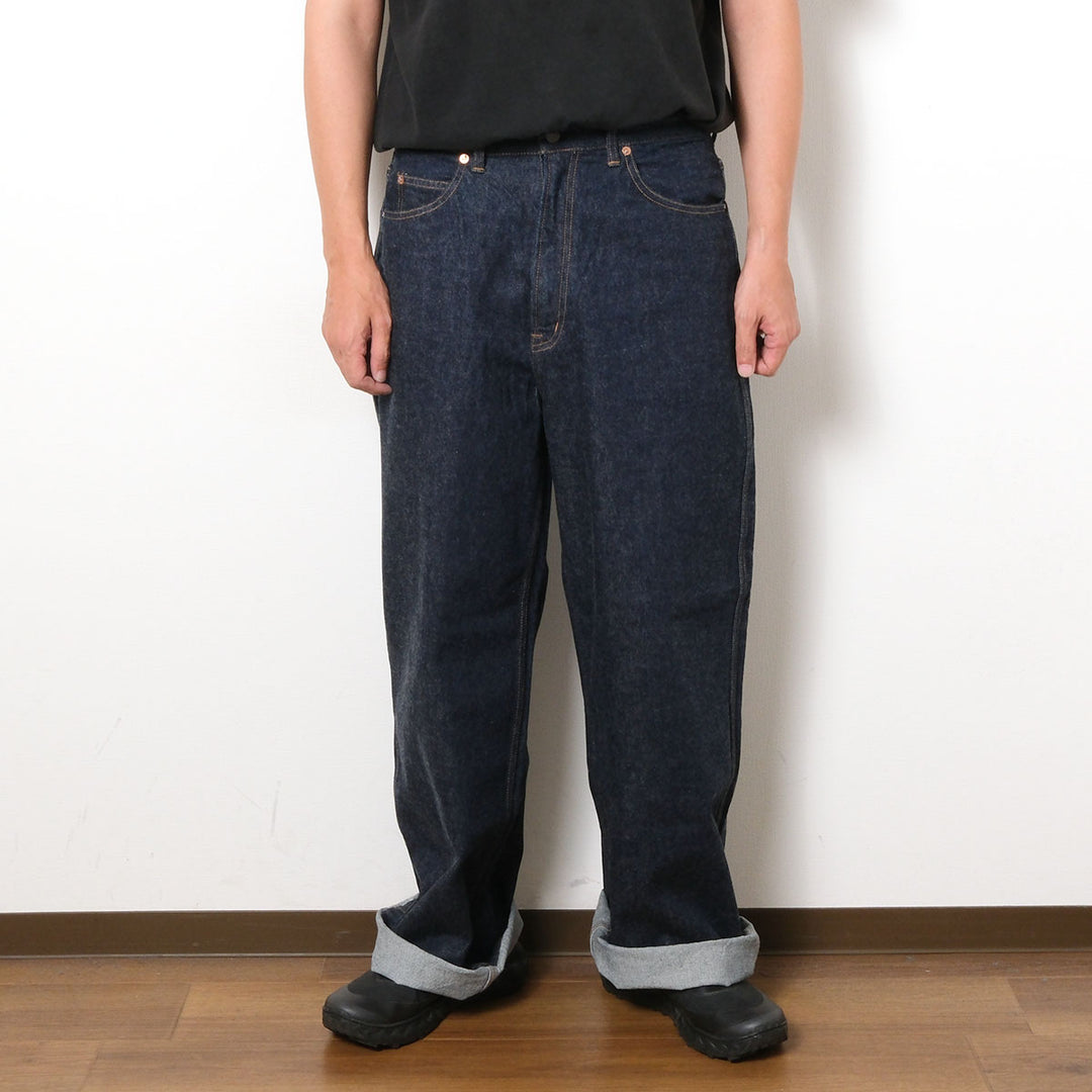 BLUE BLUE JAPAN - Old Denim - Wide Jeans - One Wash - 1020847
