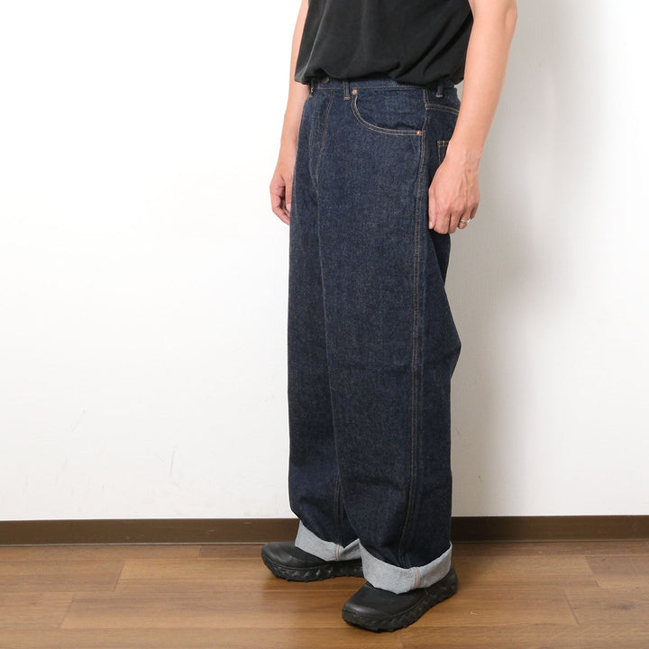 BLUE BLUE JAPAN - Old Denim - Wide Jeans - One Wash - 1020847