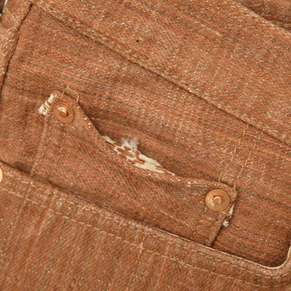 STUDIO D’ARTISAN - 45th - Kakishibu-Dyed - Extreme slub selvedge denim Jeans - SP-110