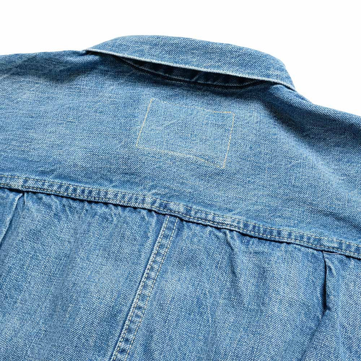 REMI RELIEF - 12oz DENIM 1st JACKET - USED BLUE - RN30389036