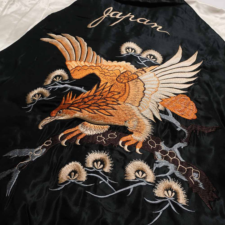 TAILOR TOYO - Acetate Souvenir Jacket - EAGLE x ROARING TIGER - TT15972-119