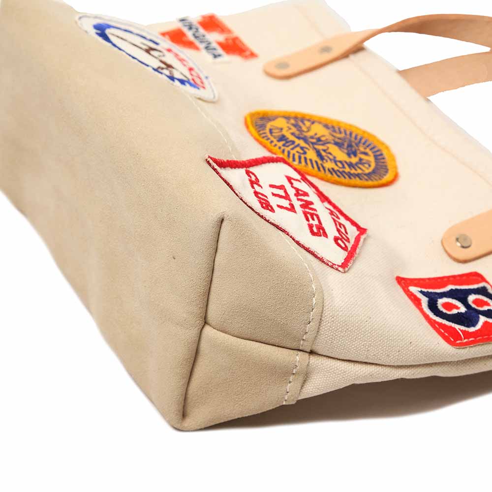 HERITAGE LEATHER CO. - VINTAGE PATCH MINI TOTE - HLC-9213