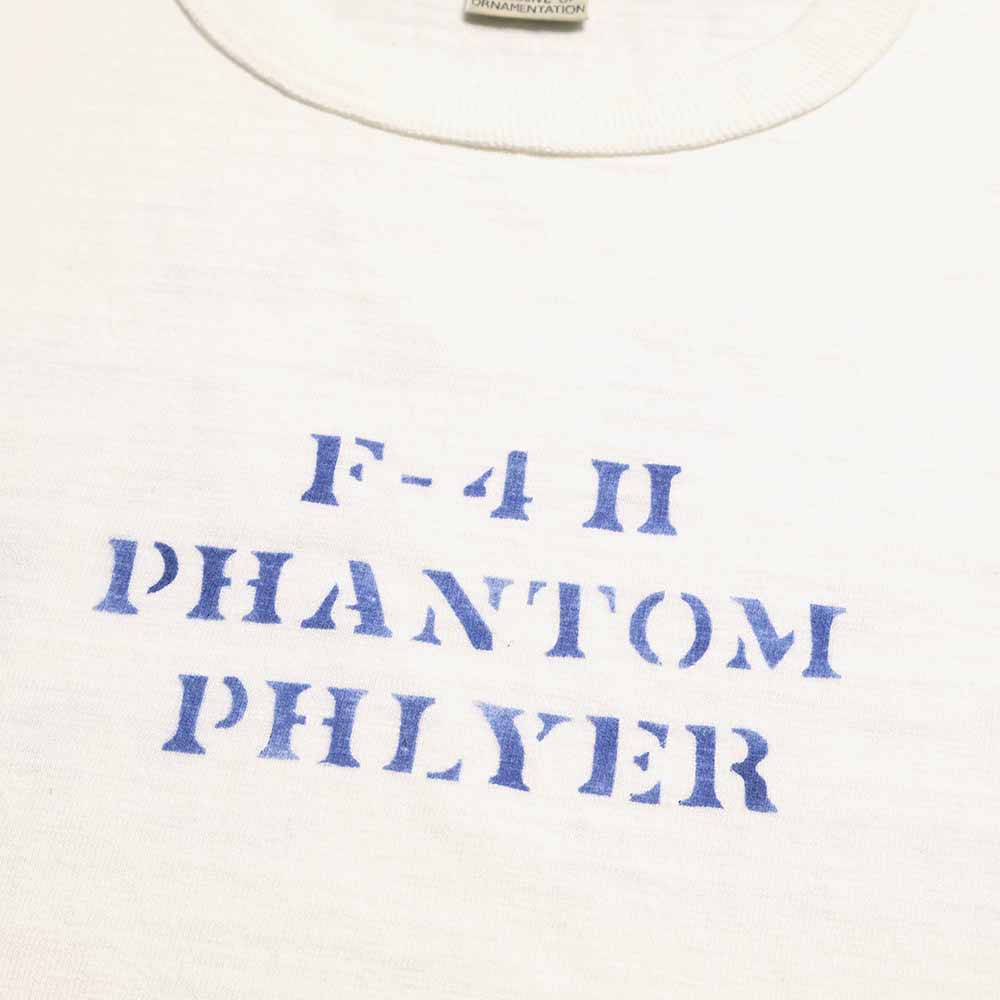 BUZZ RICKSON'S - SLUB YARN T-SHIRT - PHANTOM PHLYER - BR79730