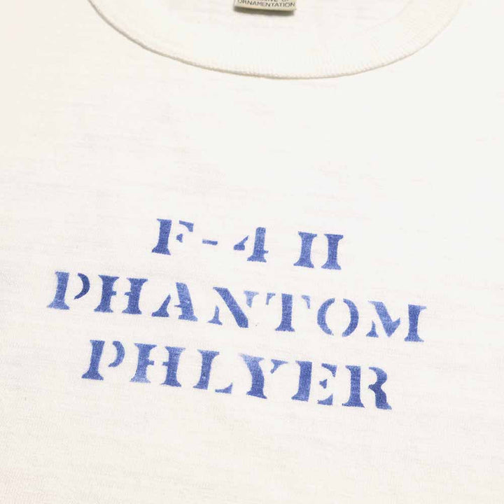 BUZZ RICKSON'S - SLUB YARN T-SHIRT - PHANTOM PHLYER - BR79730