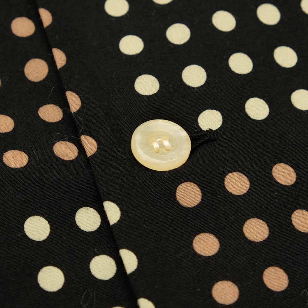 STAR OF HOLLYWOOD - TYPEWRITER COTTON OPEN SHIRT - POLKA DOT - SH39495