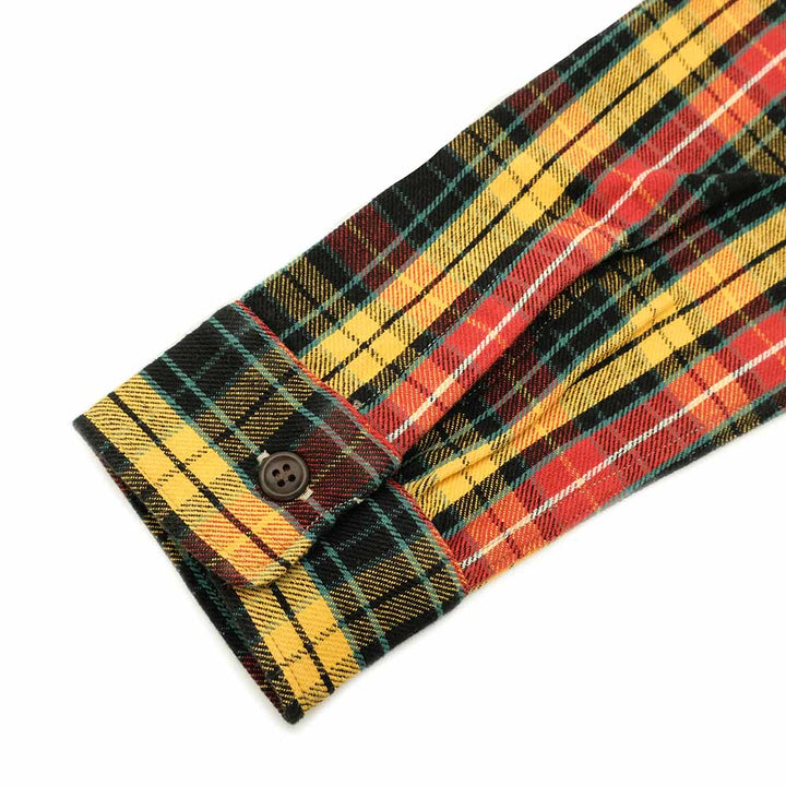 WAREHOUSE - Lot.3022 FLANNEL SHIRTS WITH CHINSTRAP - F-Pattern - ONE WASH - WH-3022F24