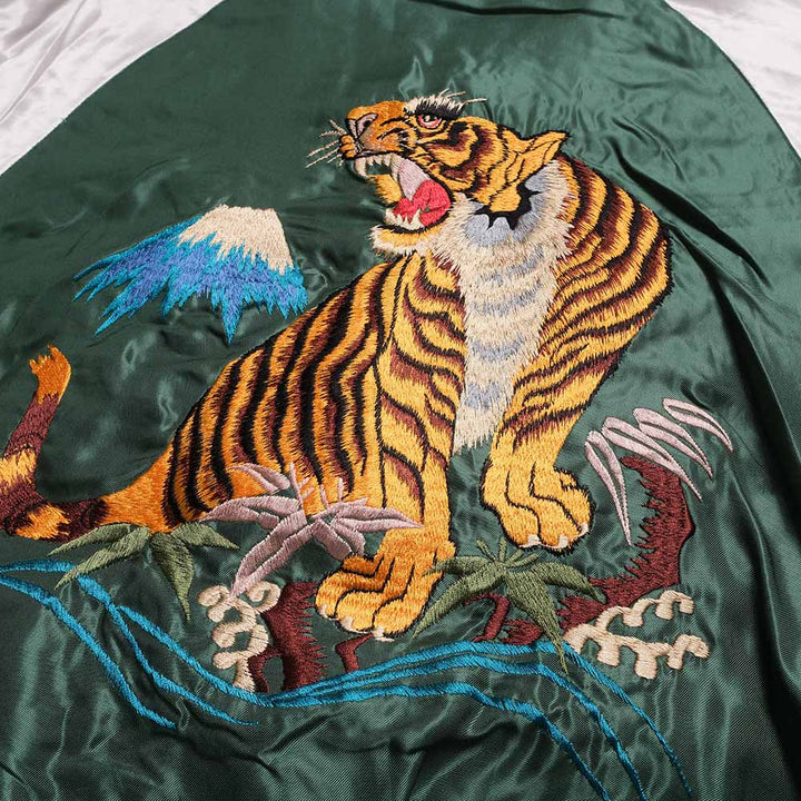 TAILOR TOYO - Acetate Souvenir Jacket - ROARING TIGER x EAGLE - TT15972-145