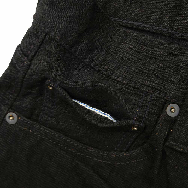 Pure Blue Japan Lot.TCD-005-BK 14oz Teacore Black Denim Selvedge Jeans TCD-005-BK