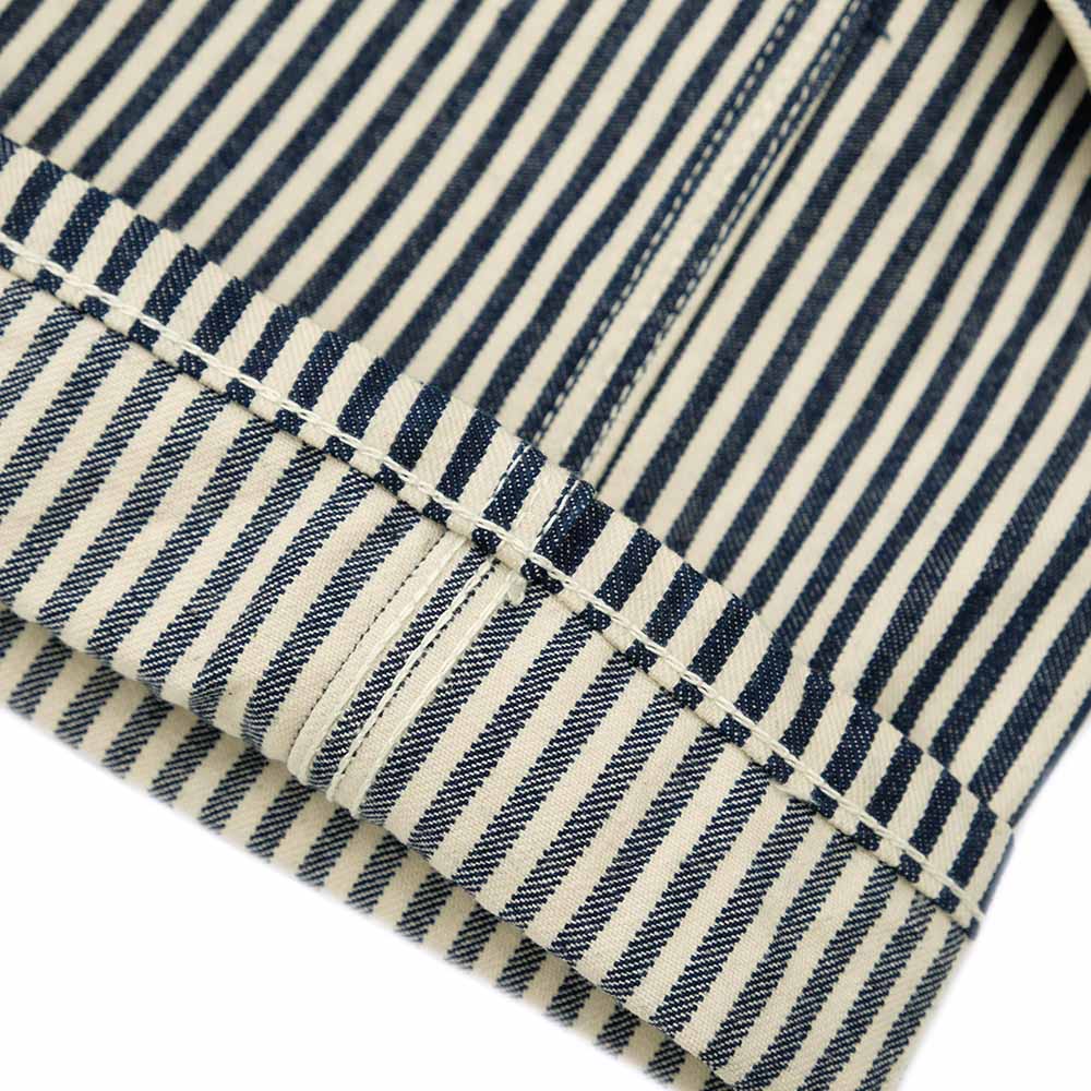 SUGAR CANE - 11oz. HICKORY STRIPE WORK SHORTS - SC52566