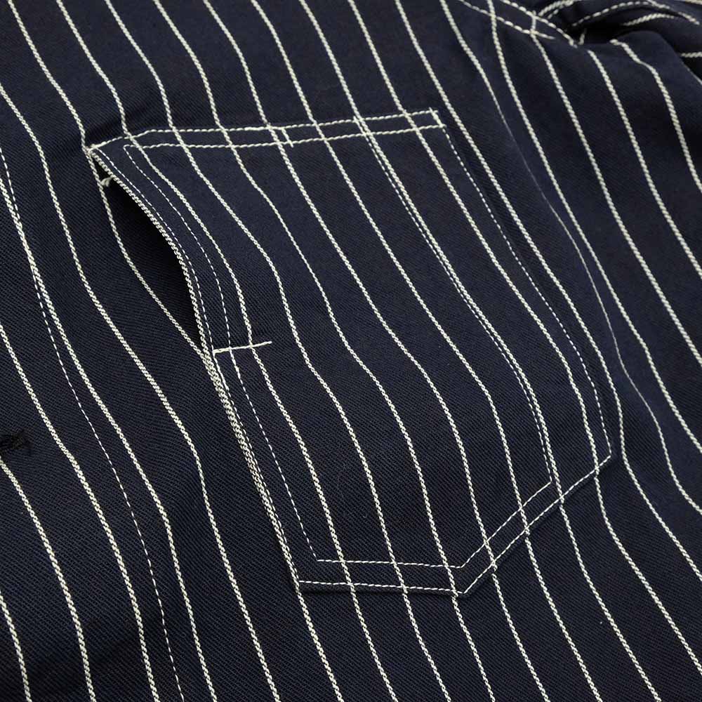 HEADLIGHT - 8oz. SPECIAL WOVEN STRIPE DENIM WORK COAT - HD15647