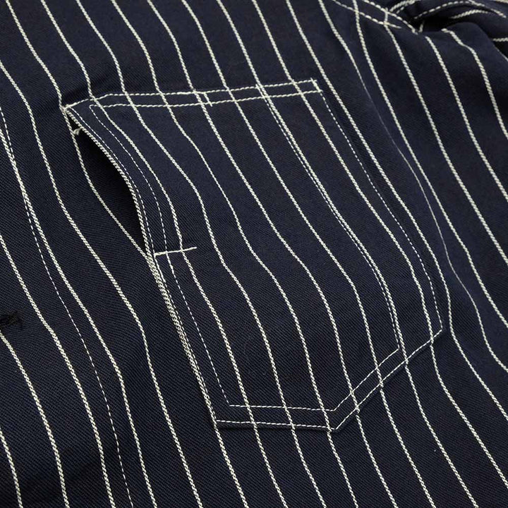 HEADLIGHT - 8oz. SPECIAL WOVEN STRIPE DENIM WORK COAT - HD15647