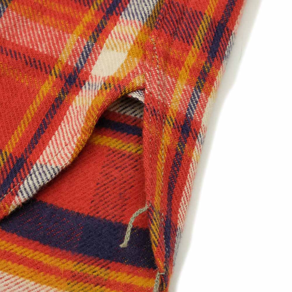 WAREHOUSE - Lot.3022 FLANNEL SHIRTS WITH CHINSTRAP - G柄 - ONE WASH - 3022G-23