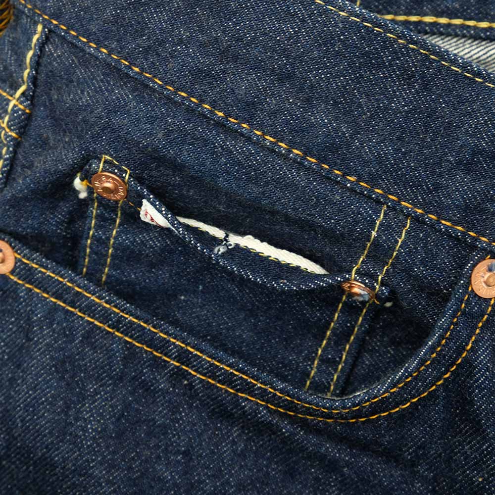 STUDIO D’ARTISAN - 15oz. Natural Indigo - Tapered Fit Jeans - SD-800