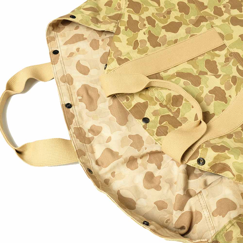 BUZZ RICKSON'S - HERRINGBONE TWILL CAMOUFLAGE REVERSIBLE BAG - SOLD MODEL - BR02831