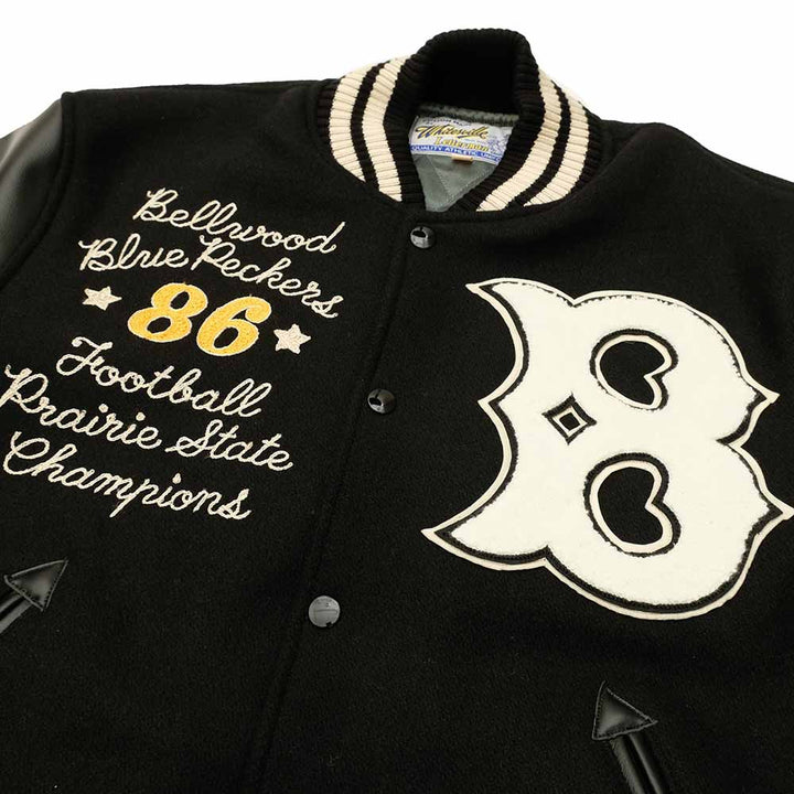 WHITESVILLE - 30oz. WOOL MELTON AWARD JACKET - BLUE PECKERS - WV15783