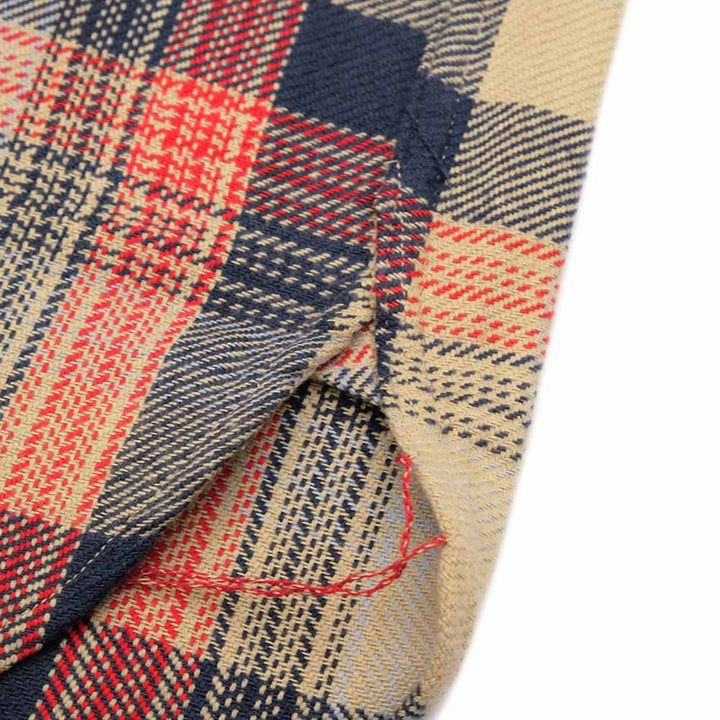 SUGAR CANE - TWILL CHECK WORK SHIRT - SC29562