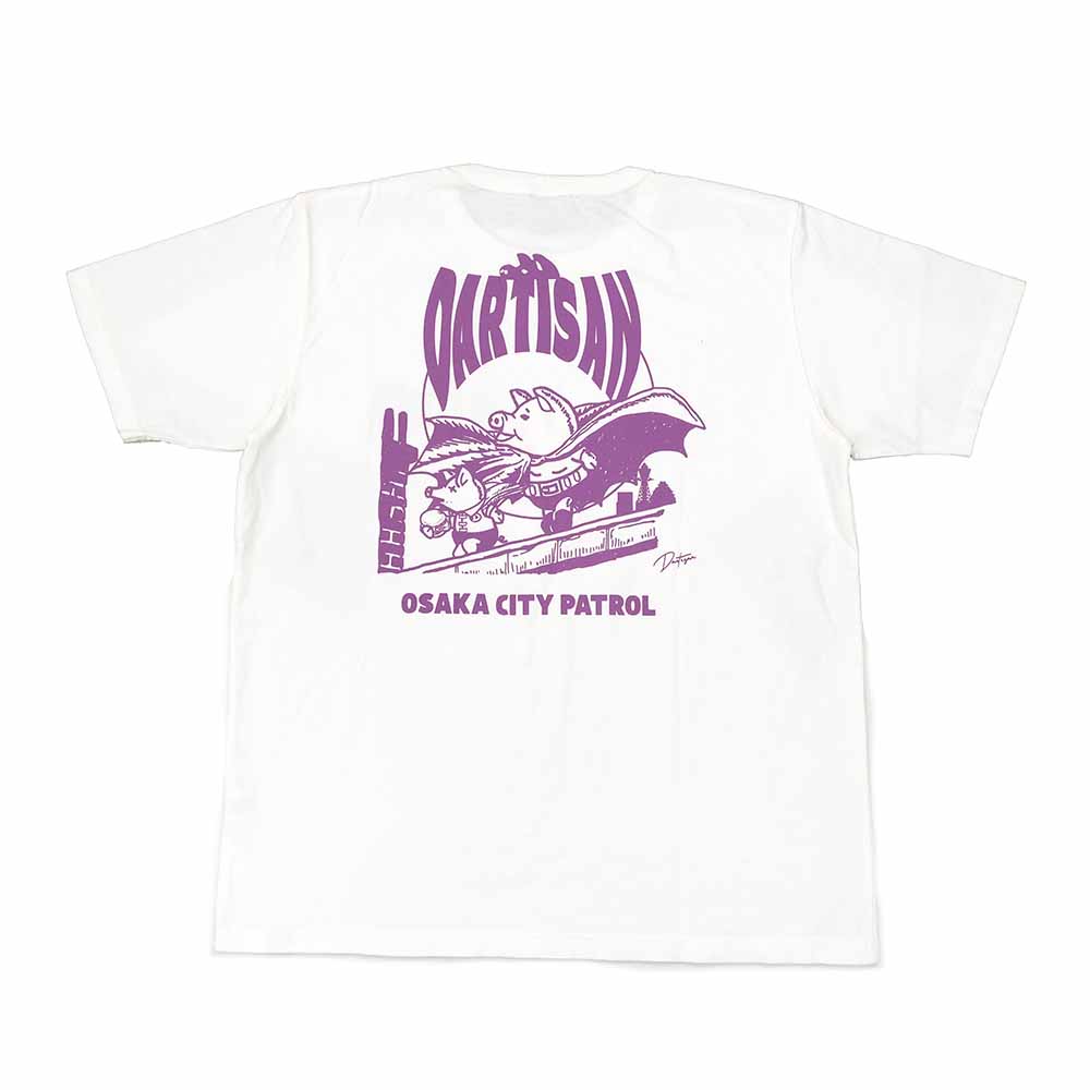 STUDIO D’ARTISAN - USA COTTON T-SHIRT - PATROL - 8180B