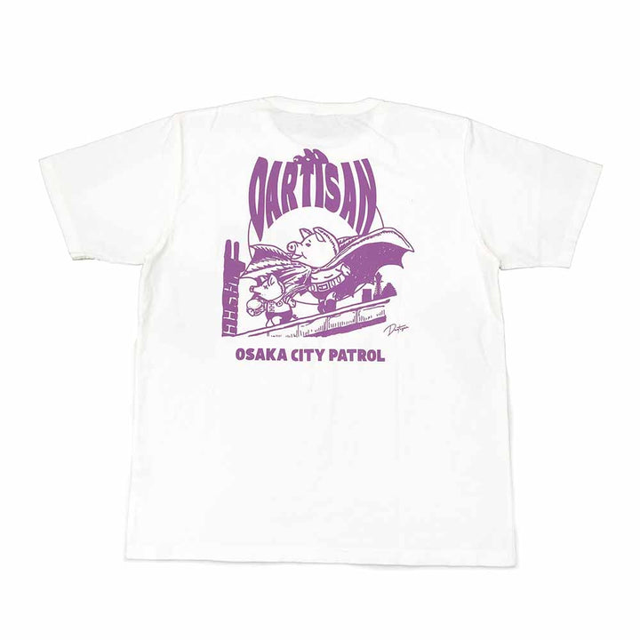 STUDIO D’ARTISAN - USA COTTON T-SHIRT - PATROL - 8180B