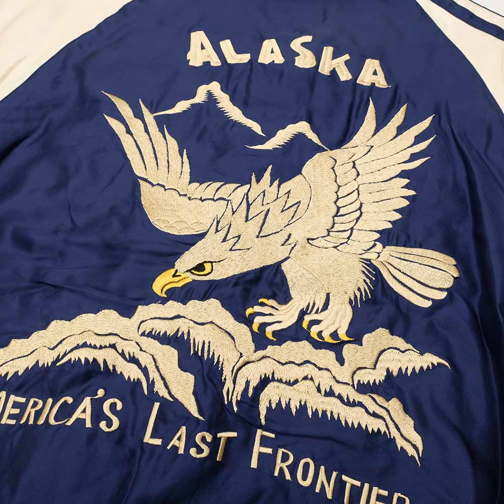 TAILOR TOYO - Acetate Souvenir Jacket - ALASKAN EAGLE × DOG SLED - TT15790-128
