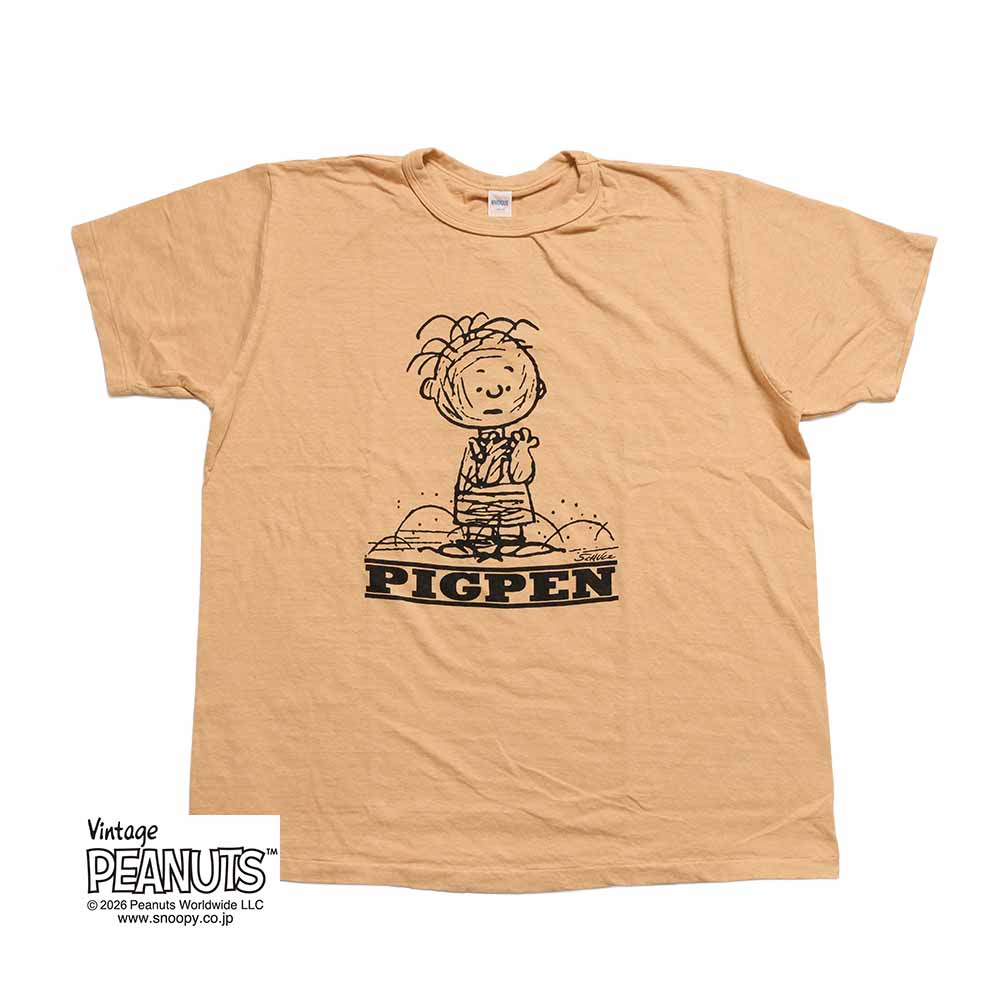 WAREHOUSE - S/S T-SHIRT - I'M A DUST MAGNET! (PIG PEN) - YP126S-5