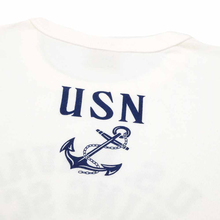 BUZZ RICKSON'S - GOVERNMENT ISSUE T-SHIRT - U.S. NAVAL TRAINING SCHOOL - BR79573