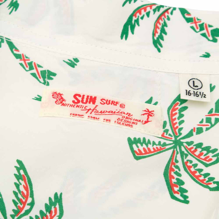 SUN SURF - S/S RAYON HAWAIIAN SHIRT - SCATTERED PALMTREE - SS39427