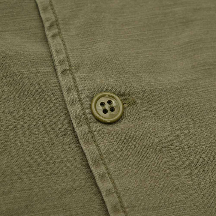 REMI RELIEF - WIDE MILITARY SHIRT - Large Flower Studs - RN2043SDO