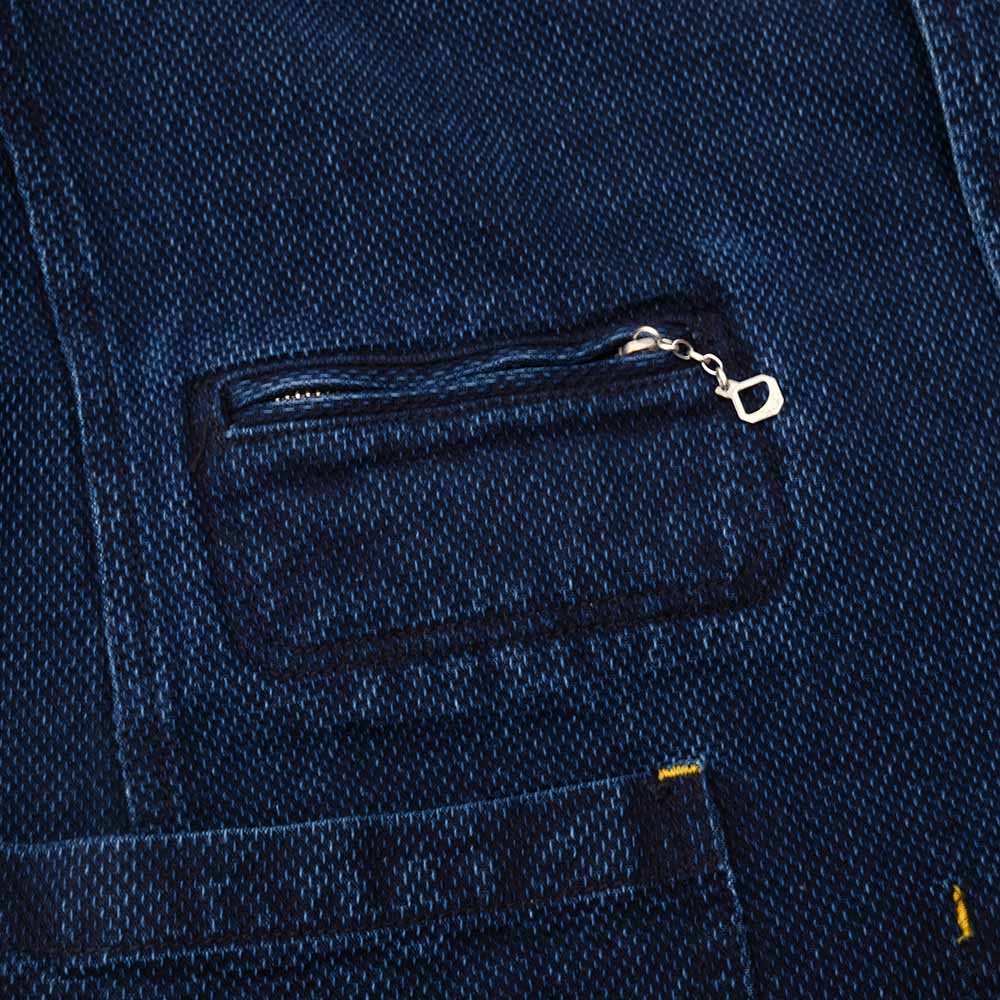 Soundman - Coverall Jacket - Birmingham - Indigo Dyed SASHIKO - 3740-655A