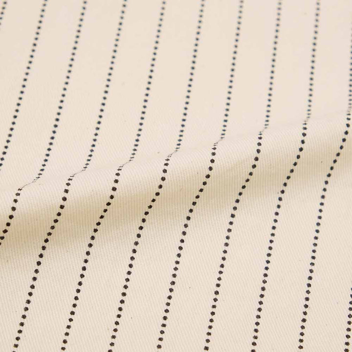 SUGAR CANE FICTION ROMANCE 8.5oz. WHITE WABASH STRIPE S/S WORK SHIRT SC37275