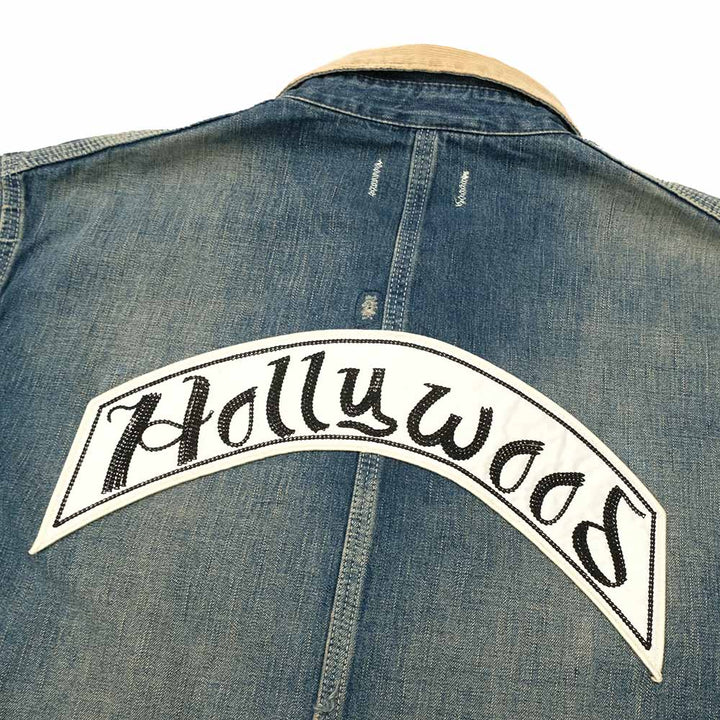 HOLLYWOOD RANCH MARKET - Light Denim Attachment Remake Short Coverall - 1018003