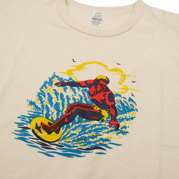 WAREHOUSE - 2ND HAND SERIES - Lot.4064 - S/S T-SHIRTS - SURFER - 4064SUR-25