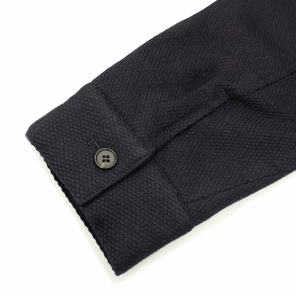 MOMOTARO JEANS - INDIGO SASHIKO WEFT WOOL JACQUARD JACKET - MXOT1314
