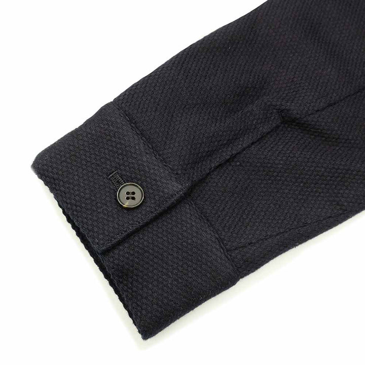 MOMOTARO JEANS - INDIGO SASHIKO WEFT WOOL JACQUARD JACKET - MXOT1314