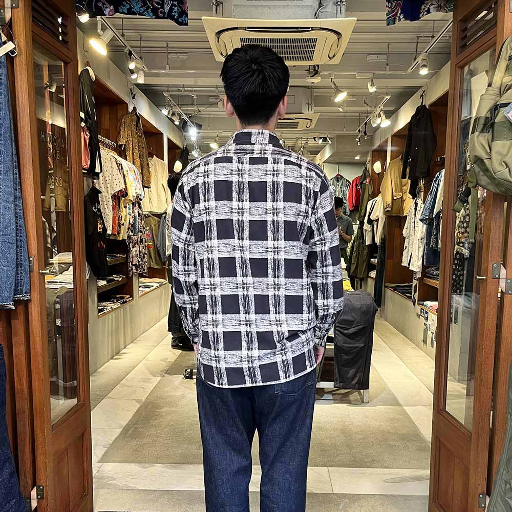 A VONTADE - Print Flannel Work Shirts L/S -VTD-0394-SH