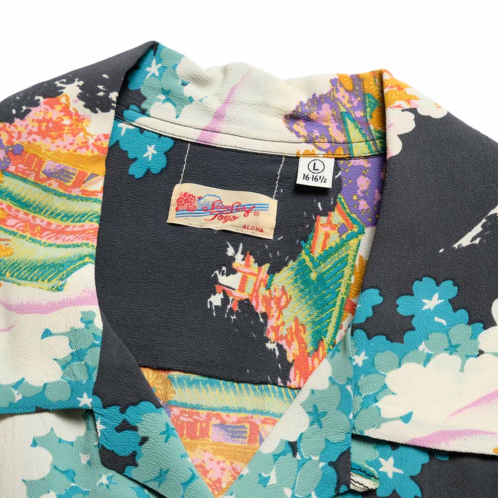 SUN SURF - S/S RAYON HAWAIIAN SHIRT - ANCIENT CAPITAL - SS39618