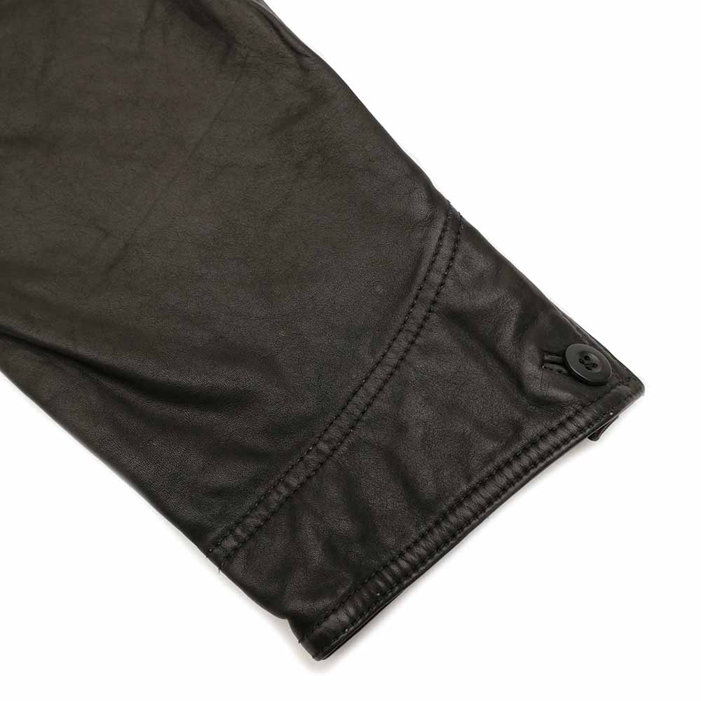 BLUE BLUE - Indigo Switch Leather Coverall - 1017730