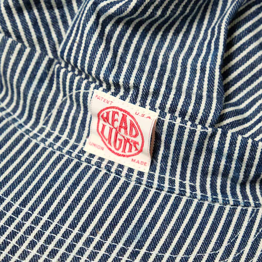 HEADLIGHT - 11oz. HICKORY STRIPE WORK CAP - HD02797