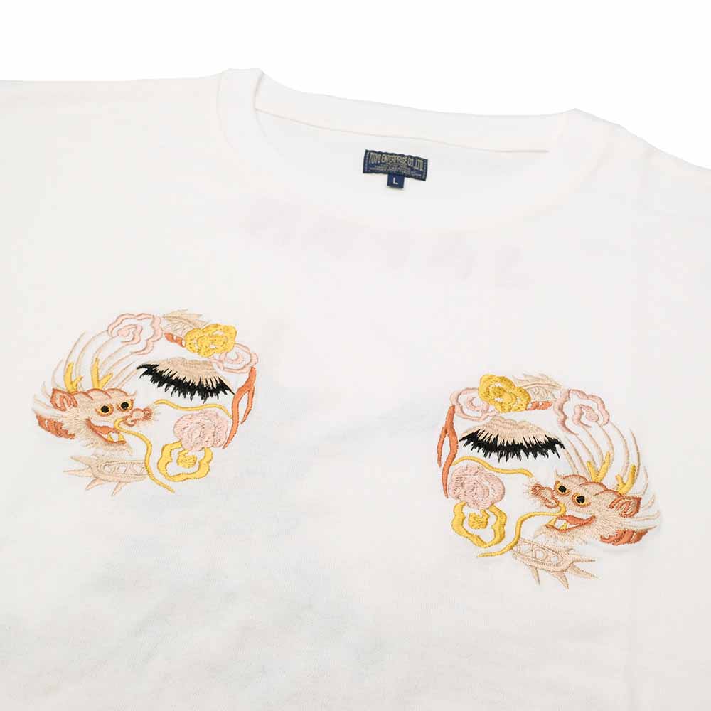 TAILOR TOYO - S/S SUKA T-SHIRT - EMBROIDERED - LANDSCAPE - TT79589