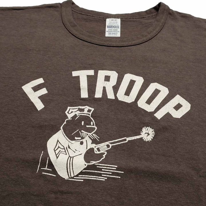 WAREHOUSE - 2ND HAND SERIES - Lot.4064 - S/S T-SHIRTS - F TROOP - 4064F-26