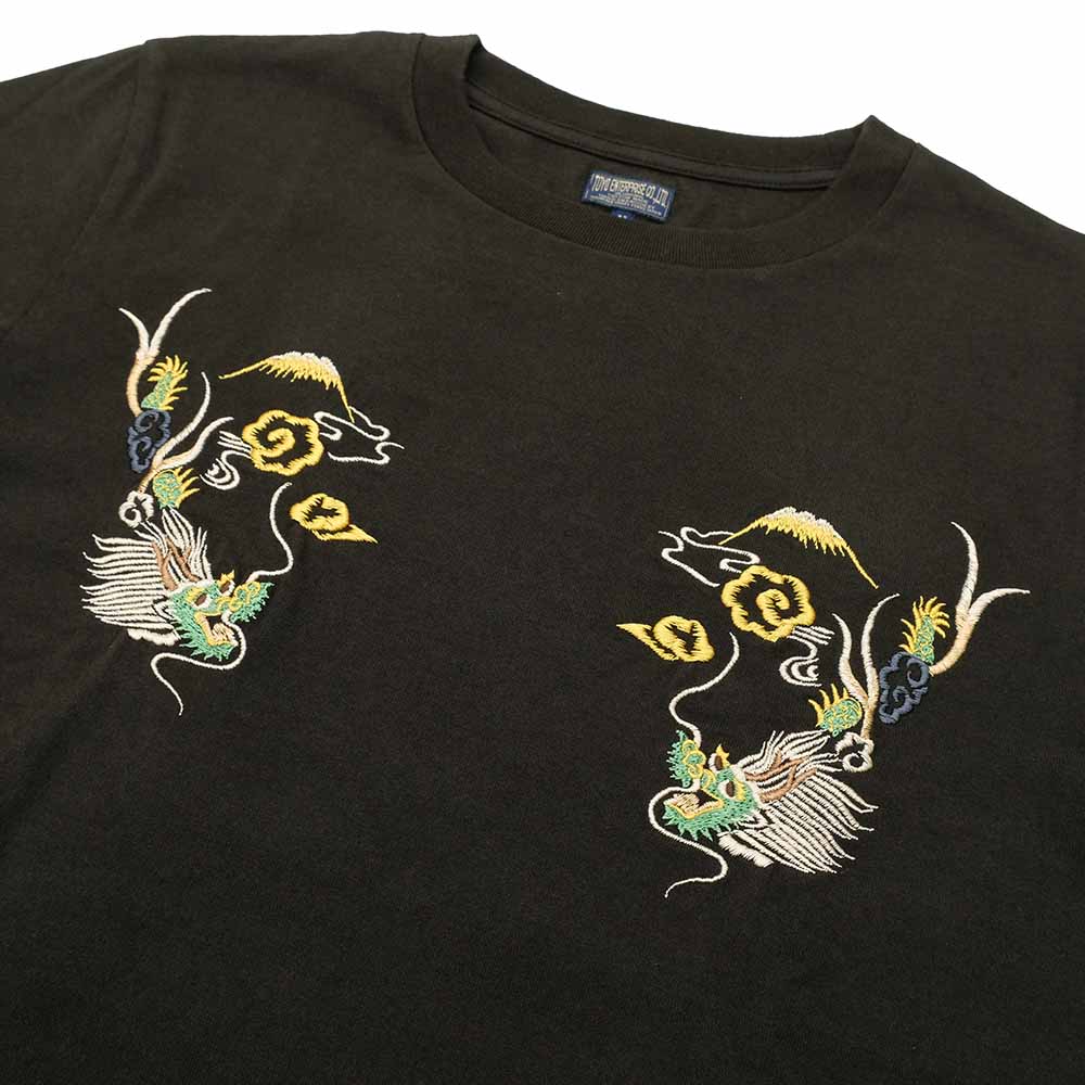 TAILOR TOYO - L/S SUKA T-SHIRT - EMBROIDERED - DRAGON - TT69470