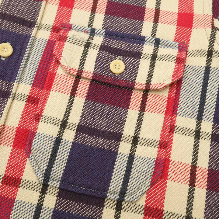 WAREHOUSE - Lot.3104 FLANNEL SHIRTS - D柄 - WH-3104D24