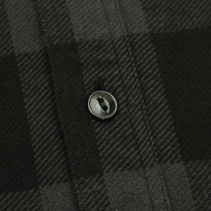 SUGAR CANE - TWILL PLAID WORK SHIRT - SC29557